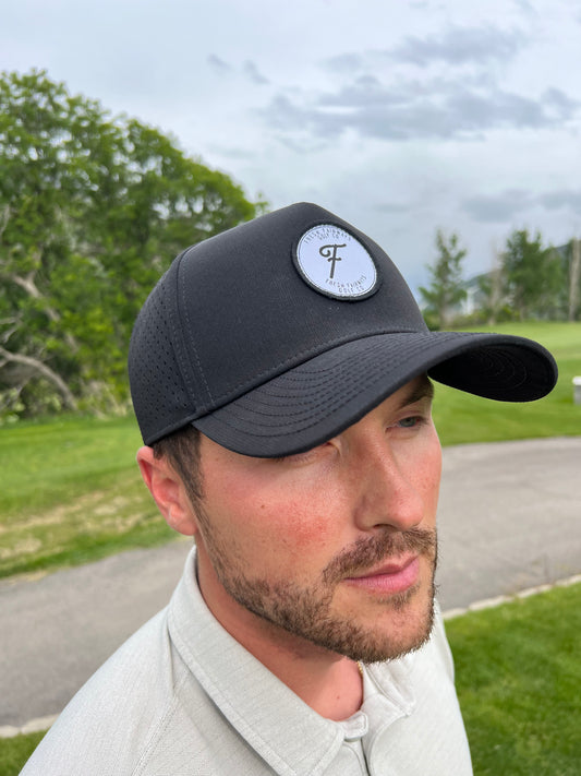 Black Fresh Fairways Golf Hat